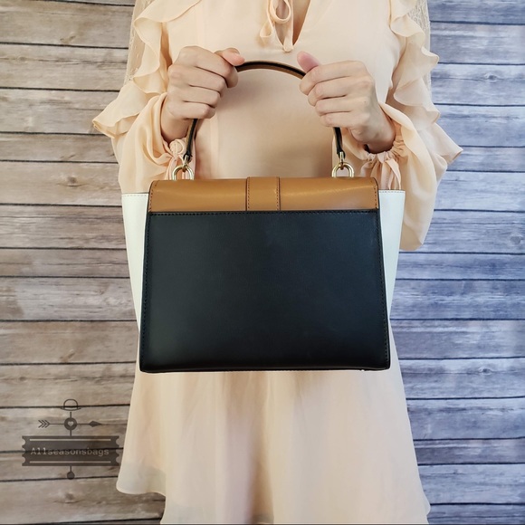 NWT Michael Kors Mauve Medium Messenger Satchel - Picture 5 of 8